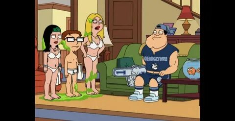 American Dad! S3E1: The Vacation Goo (2007); Hayley, Steve a