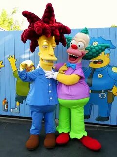 Sideshow Bob and Krusty the Clown Springfield, Universal S. 