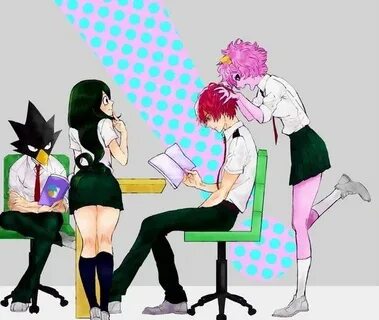 Tokoyami Fumikage & Tsuyu Asui & Todoroki Shouto & Ashido Mi