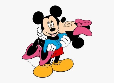 Kissing Mickey And Minnie Love, HD Png Download , Transparen