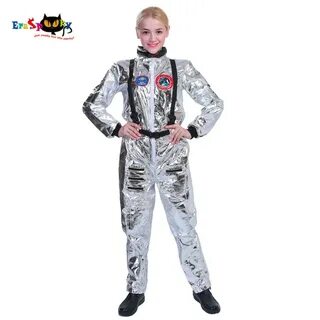 Карнавальный костюм космонавта на Хэллоуин для женщин, костю