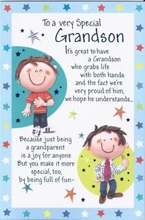 To My Grandson 4th birthday Quotes GRANDSON Happy Birthday G