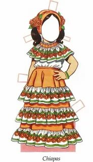 Little Mexican Girl Vintage paper dolls, Paper dolls, Mexica