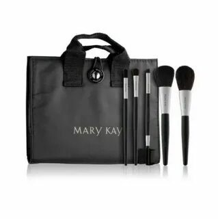 Mary Kay Brush Collection Set Organizer Bag / 5 Full Size Br