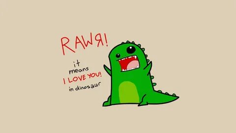 Cute Dinosaur Rawr Wallpaper posted by Samantha Tremblay