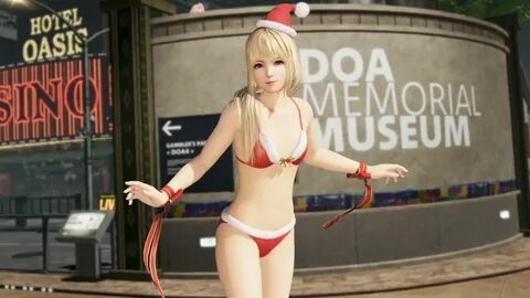 Dead or Alive 6 erotic Rachel participates! Erotic Santa Bik