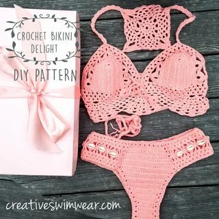 Crochet Bikini Pattern Top How to make Crochet swimwear Etsy