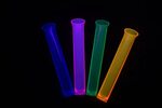 Neon Blacklight Reactive 1.5oz Tube Shot Glasses 15ct - Part