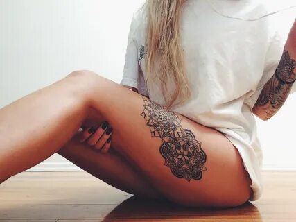 να ονειρευεσαι : Photo Tattoos, Trendy tattoos, Thigh tattoo