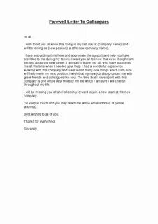 Retirement Goodbye Letter to Coworkers Beautiful Best 25 Goo