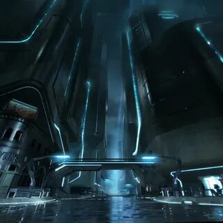 Tron: Legacy Concept Art by Dylan Cole Concept Art World Tro