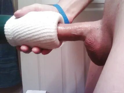 Masturbating with my homemade toy sort of like a Fleshlight