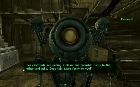 Fallout 3: Wadsworth's Jokes - YouTube