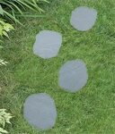 Castle Grey Stepping Stone in Grass Albert Montano Sand and 