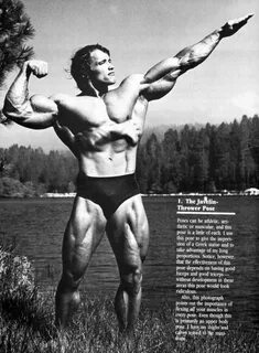 Image result for javelin pose man back Arnold schwarzenegger