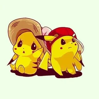 Cutest couple ever :3 #awww #pikachu #couple #cute #anime #p