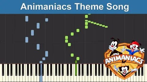 Animaniacs Theme Song - Synthesia Piano Tutorial - YouTube