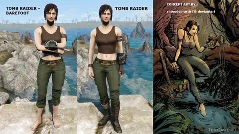 Скачать Fallout 4 "5 наборов брони из Tomb Raider" - Геймпле