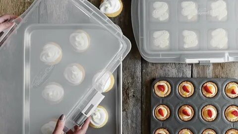 Large and Medium Cover & Store Lids Pampered Chef - YouTube