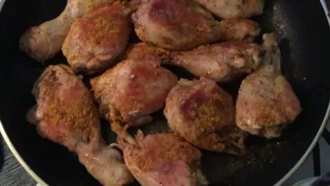 How to fry chicken legs in a frying pan #chicken - YouTube