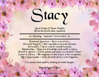 The meaning of the name Stacy Primeiro Nome, Citações Citáveis, Citações Ve...