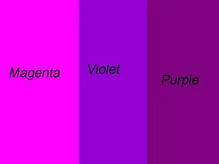 Violet vs Purple Color Therapy