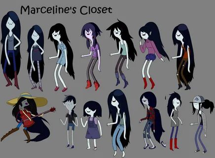 Marceline's Outfits Adventure time marceline, Adventure time
