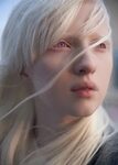 Новости Albino model, Albino girl, Portrait