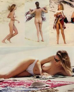 Uma Thurman on the beach, 1996 - Nude Celebs