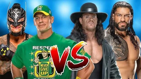 John Cena & Rey Mysterio vs. Roman Reigns & The Undertaker -