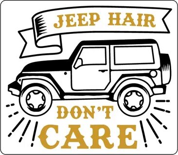 Наклейка jeep hair don't care купить за 45.00Р