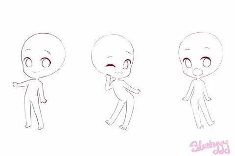 F2U Chibi Bases by jianrou Chibi sketch, Chibi, Drawing base