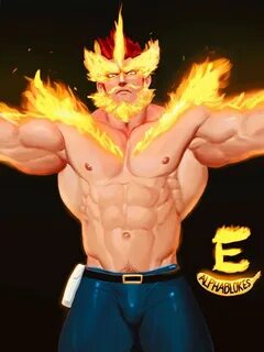 E is for Endeavor by iBlokes Sexy anime guys, Digital artist