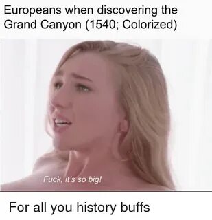 Europeans When Discovering the Grand Canyon 1540 Colorized F