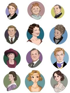 My homie has been doing some dope Downton Abbey fanart on In