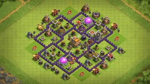 TH7 Hybrid Base Layout with Layout Copy Link Clan castle, Cl