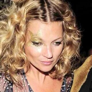 kate moss Disco hair, Disco makeup, Festival face paint