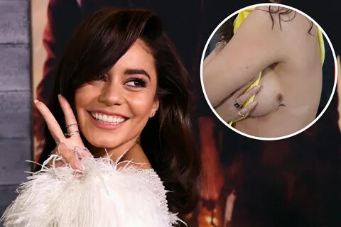 Vanessa Hudgens shows off sexy sunflower tattoo after Austin