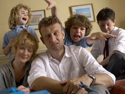 Outnumbered' couple Hugh Dennis and Claire Skinner in real l