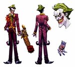 Joker designs Batman arkham city, Arkham asylum, Joker art