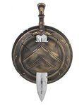 Spartan Shield And Sword Costume Accessory Male Halloween