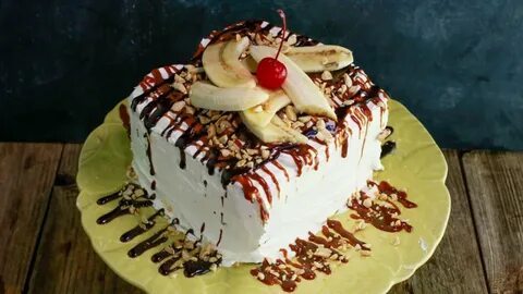 Banana Split Ice Cream Cake Rachael Ray Show