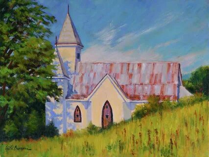 Country Church Painting by Keith Burgess Fine Art America