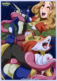 Xbooru - comic delphox greninja pokemon pokepornlive serena 