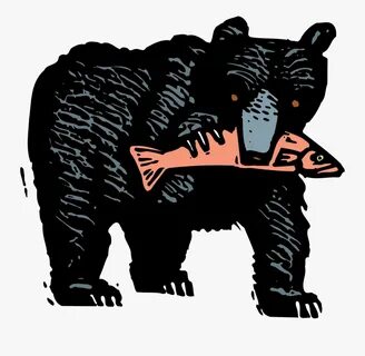 Bear Woodcut , Free Transparent Clipart - ClipartKey