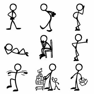 Stick Figure People Waiting Stick figure drawing, Stick draw