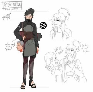 Ginkyo Nara - Naruto OC Reference Sheet by Xravas on Deviant