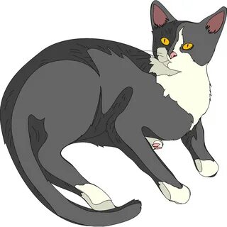 Lounging Cat SVG Clip arts download - Download Clip Art, PNG
