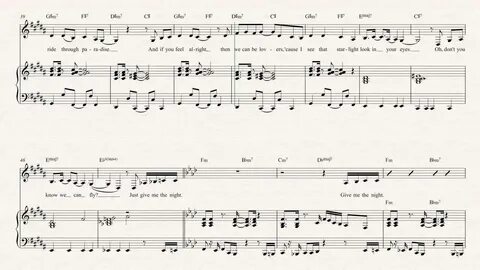 Alto Sax - Give Me the Night - George Benson Sheet Music, Ch