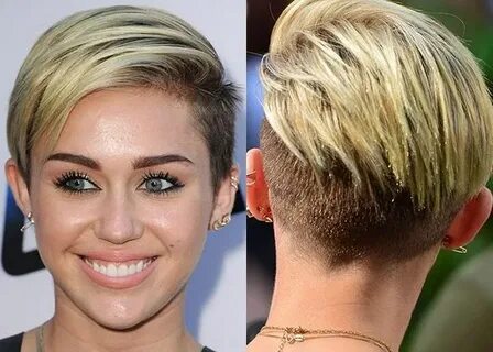 Miley Cyrus' undercut Acconciatura corta, Capelli, Capelli c
